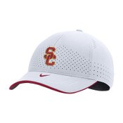 USC Trojans Nike Youth White SC Interlock Sideline Legacy 91 Adjustable Hat